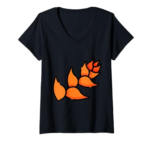 Damen Wirklich wie Heliconia Flowers - Heliconia T-Shirt mit V-Ausschnitt Damen Wirklich wie Heliconia Flowers - Heliconia T-Shirt mit V-Ausschnitt von Clever Witty Heliconia Designs