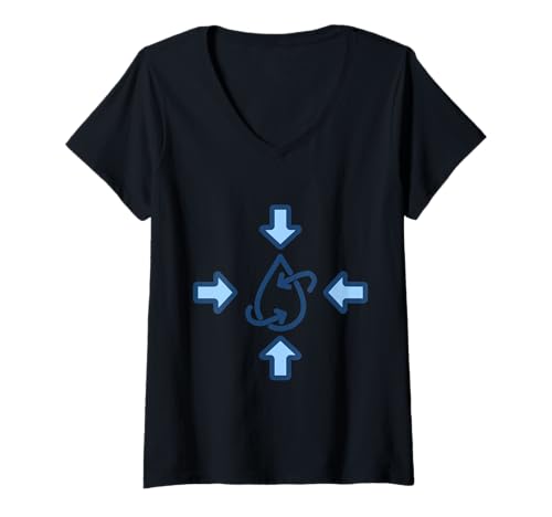 Damen Hämostase-Krankenschwester T-Shirt mit V-Ausschnitt von Clever Witty Hemostasis Designs