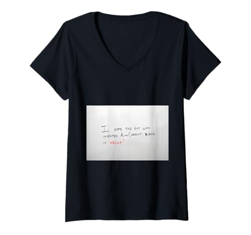 Damen Missverständnisse falsch verstanden Missverständnisse T-Shirt mit V-Ausschnitt Damen Missverständnisse falsch verstanden Missverständnisse T-Shirt mit V-Ausschnitt von Clever Witty Miscommunication Designs