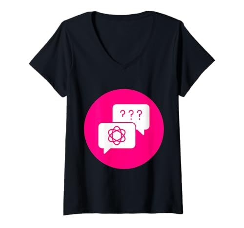 Damen Missverständnisse falsch verstanden Missverständnisse T-Shirt mit V-Ausschnitt von Clever Witty Miscommunication Designs