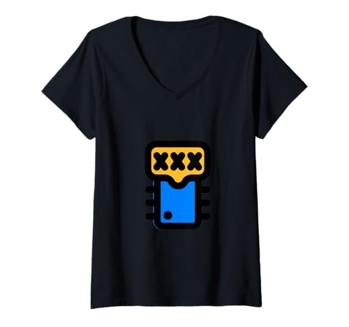 Damen Mosfet Metalloxid-Halbleiter-Feldeffekttransistor T-Shirt mit V-Ausschnitt Damen Mosfet Metalloxid-Halbleiter-Feldeffekttransistor T-Shirt mit V-Ausschnitt von Clever Witty Mosfet Designs