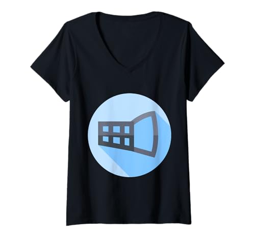 Damen Maulkorb Zone Quiet Please T-Shirt mit V-Ausschnitt Damen Maulkorb Zone Quiet Please T-Shirt mit V-Ausschnitt von Clever Witty Muzzle Designs