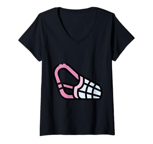 Damen Maulkorb Zone Quiet Please T-Shirt mit V-Ausschnitt Damen Maulkorb Zone Quiet Please T-Shirt mit V-Ausschnitt von Clever Witty Muzzle Designs
