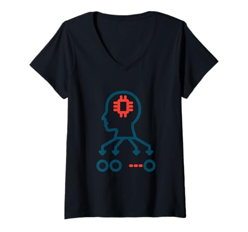 Damen Naives Bayes - Bayes-Theorem T-Shirt mit V-Ausschnitt Damen Naives Bayes - Bayes-Theorem T-Shirt mit V-Ausschnitt von Clever Witty Naive Bayes Designs