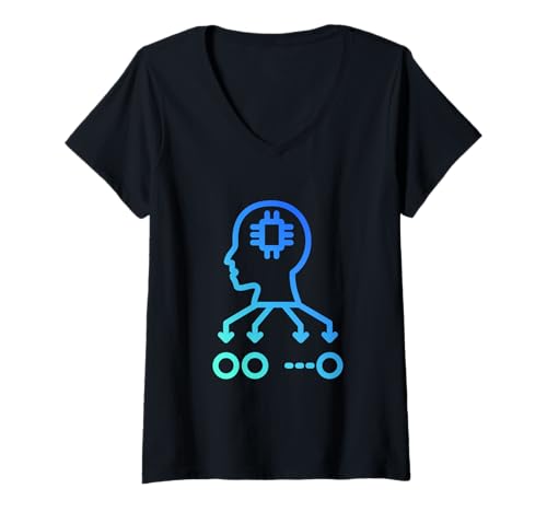 Damen Naives Bayes - Bayes-Theorem T-Shirt mit V-Ausschnitt Damen Naives Bayes - Bayes-Theorem T-Shirt mit V-Ausschnitt von Clever Witty Naive Bayes Designs