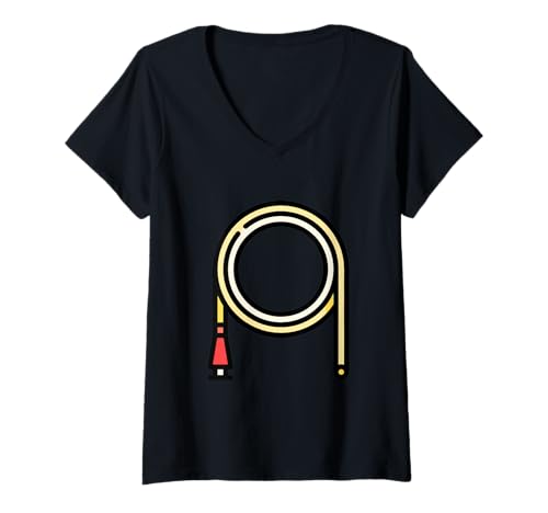 Damen Nasogastrische Intubation T-Shirt mit V-Ausschnitt Damen Nasogastrische Intubation T-Shirt mit V-Ausschnitt von Clever Witty Nasogastric Designs