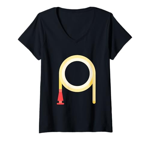 Damen Nasogastrische Intubation T-Shirt mit V-Ausschnitt Damen Nasogastrische Intubation T-Shirt mit V-Ausschnitt von Clever Witty Nasogastric Designs