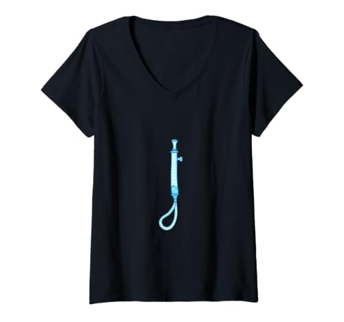 Damen Nasogastrische Intubation T-Shirt mit V-Ausschnitt Damen Nasogastrische Intubation T-Shirt mit V-Ausschnitt von Clever Witty Nasogastric Designs