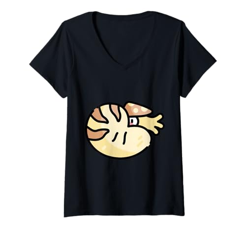 Damen Nautilus Unterwasser-Kopffüßer Spaß T-Shirt mit V-Ausschnitt Damen Nautilus Unterwasser-Kopffüßer Spaß T-Shirt mit V-Ausschnitt von Clever Witty Nautilus Designs