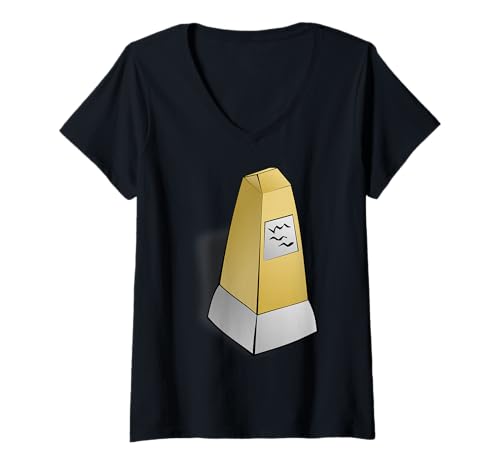 Damen Wirklich wie Obelisken – Obelisk-Denkmal T-Shirt mit V-Ausschnitt von Clever Witty Obelisk Designs