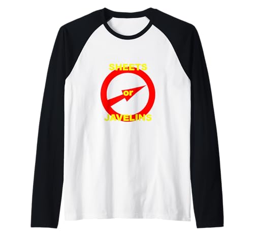 Er gab Laken und ich gab Speere - Sheets Javelins Raglan Er gab Laken und ich gab Speere - Sheets Javelins Raglan von Clever Witty Sheets or Javelins Designs