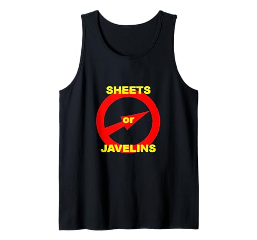 Er gab Laken und ich gab Speere - Sheets Javelins Tank Top Er gab Laken und ich gab Speere - Sheets Javelins Tank Top von Clever Witty Sheets or Javelins Designs