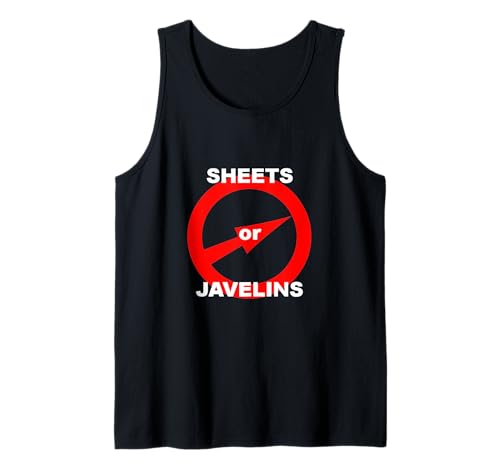 Er gab Laken und ich gab Speere - Sheets Javelins Tank Top Er gab Laken und ich gab Speere - Sheets Javelins Tank Top von Clever Witty Sheets or Javelins Designs