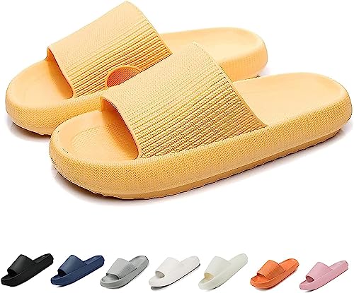 Clgorm Orthoslipper Original Damen Herren, Orthoslipper Original Badeschuhe, Schlappen Wolken Damen Original (Yellow, Erwachsene, Damen, 36, Numerisch (von/bis), EU Schuhgrößensystem, 37, M) von Clgorm