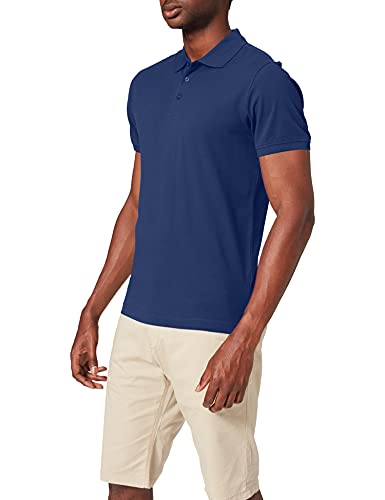 CliQue Herren Classic Lincoln Polo Polohemd, Blau (Dunkelblau), XXL von Clique