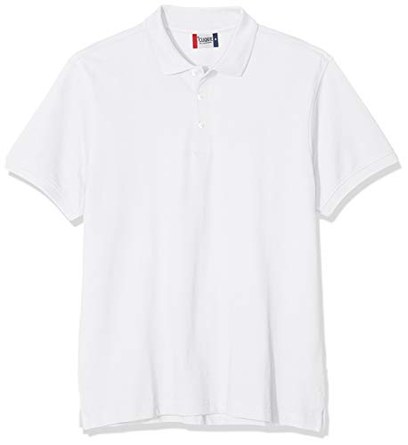 CliQue Herren Classic Lincoln Polo Polohemd, weiß, XL von Clique