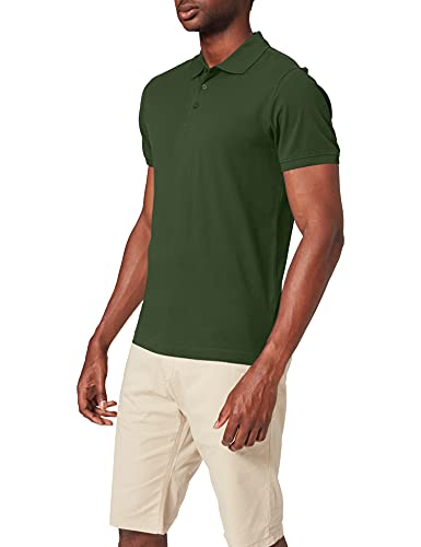 CliQue Herren Classic Lincoln Polo Polohemd, Grün (Flasche), XXL von Clique