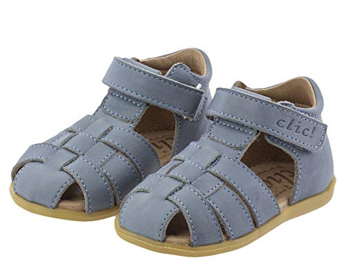 Clic! Sandalen Jungen Lauflernschuhe Leder Blau 9737, Schuhgröße:EUR 24 von Clic!