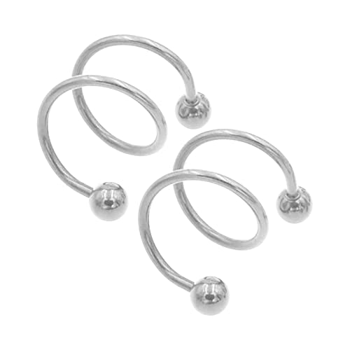 Clicitina Damen Ohrringe Mode Ohrringe Doppel Creolen Damen Kreative Ohrringe Geometrische Baumeln Kristall Ohrringe Damen Ohrringe Ohrringe Damen Stecker (Silver, One Size) von Clicitina