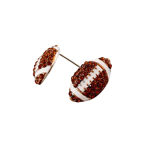 Clicitina Für Spieler, Geschenk, Spielkorb, Teamtasche, Basketballball, Senioren, Ohrringe, Mama, Geschenke, Papa, Ideen, Ohrringe für Mädchen, Strass-Ohrstecker Ohrringe Armband Set (B-C, One Size) von Clicitina