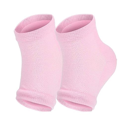 Feuchtigkeitsspendende Fersensocken, offene Zehensocken, Gel-Fersensocken, Fußzehenlose Fersensocken für Frauen, trockene harte Füße LGs263 von Clicitina