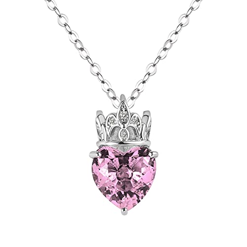 Für Tochter Halsketten Party Teen Geschenk Kristall Geburtstag Für Mädchen Nichte Herz Frauen Schmuck Halskette Enkelin Prinzessin Anhänger Mädchen Halsketten & Halskette Seestern (Pink, One Size) von Clicitina