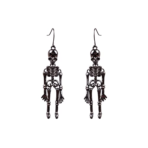 Lange -Ohrringe Halloween-Horror-Ohrringe Halloween-Party Schmuck Ohrringe für Frauen gefälschte Waffenohrringe YB258 (2-Black, One Size) von Clicitina