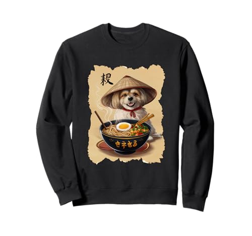 Männer Frau Kawaii Essen Ramen Japanisch Lhasa Apso Sweatshirt Männer Frau Kawaii Essen Ramen Japanisch Lhasa Apso Sweatshirt von Click For Aesthetic Anime Japanese Noodles Designs