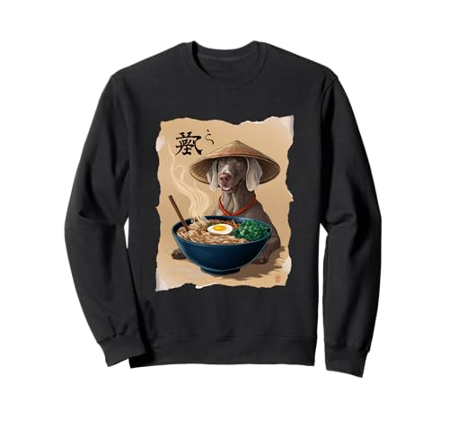 Männer Frau Kawaii Essen Ramen Japanisch Weimaraner Sweatshirt Männer Frau Kawaii Essen Ramen Japanisch Weimaraner Sweatshirt von Click For Aesthetic Anime Japanese Noodles Designs