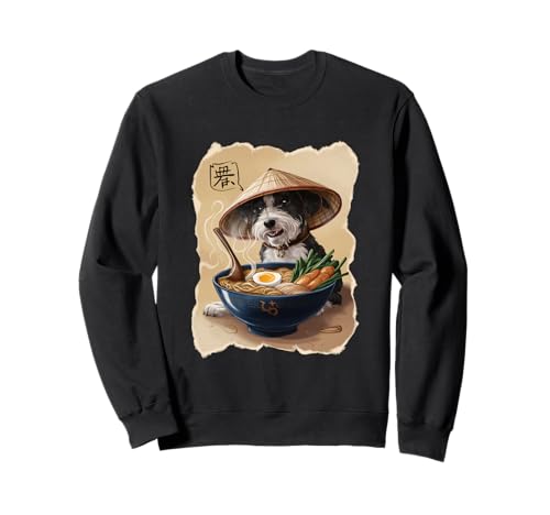 Männer Frau Kawaii isst Ramen Japanese Border Terrier Sweatshirt Männer Frau Kawaii isst Ramen Japanese Border Terrier Sweatshirt von Click For Aesthetic Anime Japanese Noodles Designs