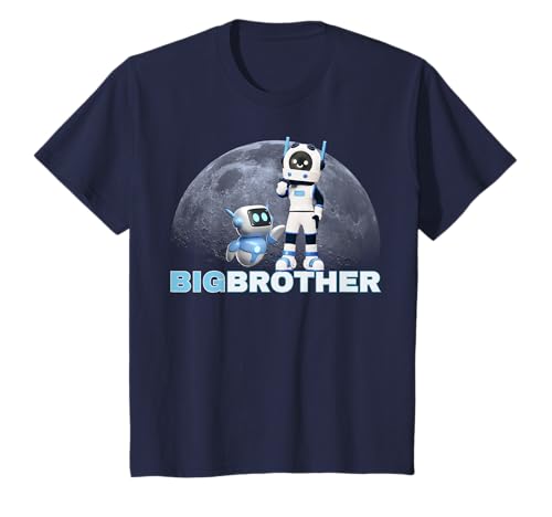 Kinder Schwangerschaft Reveal Big Brother Geschwister Jungen Bruder Roboter Blau T-Shirt Kinder Schwangerschaft Reveal Big Brother Geschwister Jungen Bruder Roboter Blau T-Shirt von Click Here 4 More Sibling Big Brother Big Sister