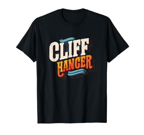 Awesome Cliff Hanger Emblem für Jungen und Mädchen T-Shirt von Cliff Hanger Outfit