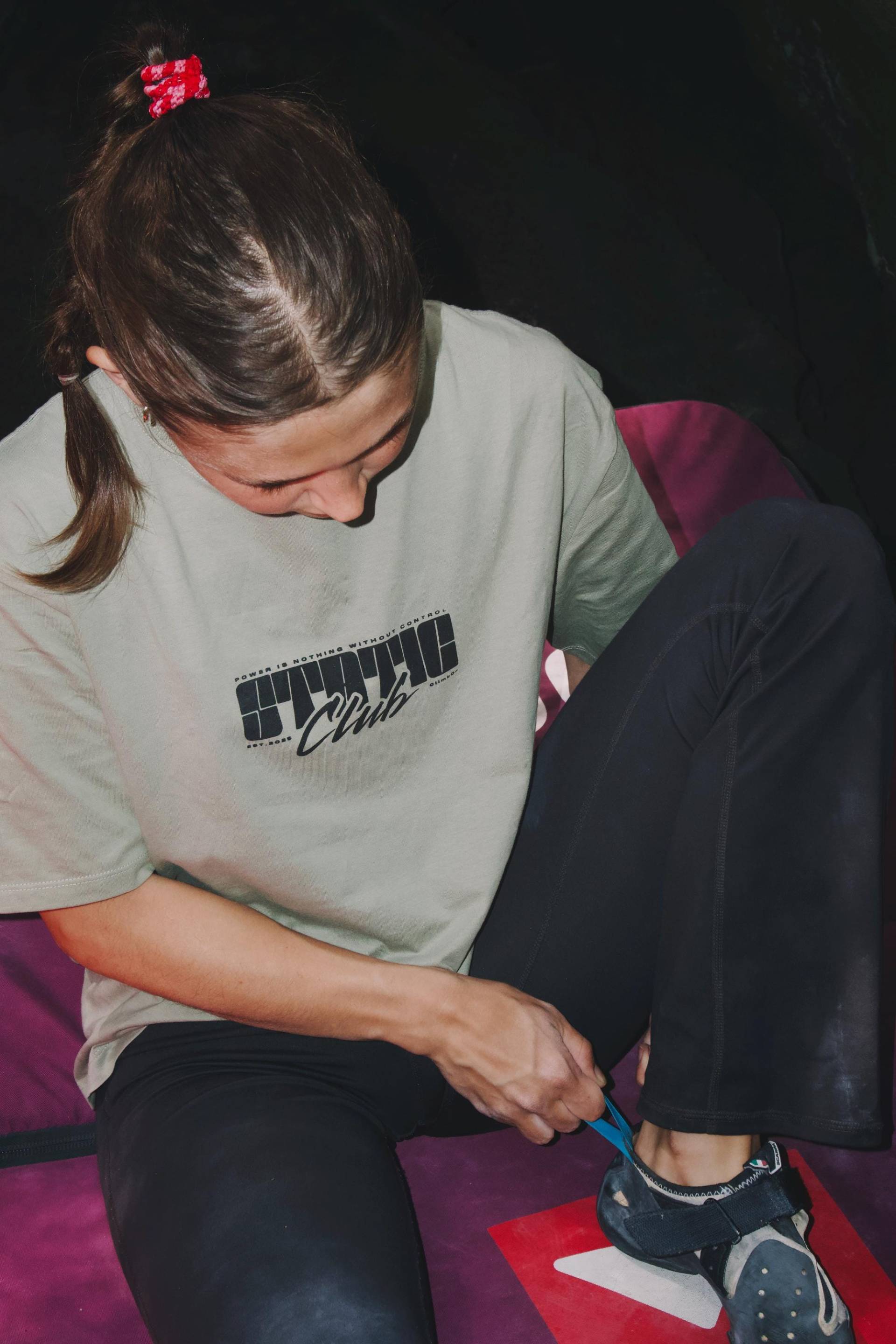 Boulder T-Shirt "static Club" - 100% Bio-Baumwolle Unisex Climbon Und Kletter Shirt Nachhaltig Produziert Training Boulder T-Shirt "static Club" - 100% Bio-Baumwolle Unisex Climbon Und Kletter Shirt Nachhaltig Produziert Training von ClimbOnStickers