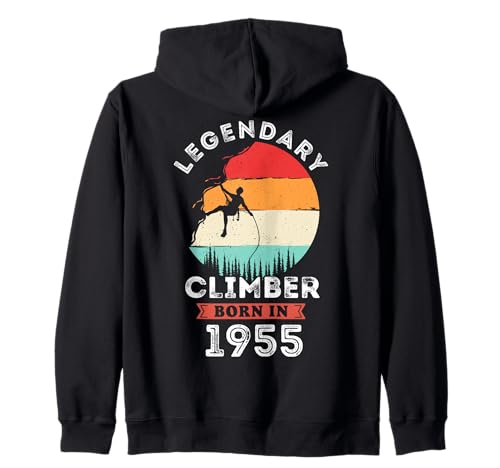 Legendary Climber Born in 1955, 70th Birthday Men Kapuzenjacke Legendary Climber Born in 1955, 70th Birthday Men Kapuzenjacke von Climber 1955 Legends Gifts for Mens 70th Bday