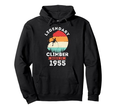 Legendary Climber Born in 1955, 70th Birthday Men Pullover Hoodie Legendary Climber Born in 1955, 70th Birthday Men Pullover Hoodie von Climber 1955 Legends Gifts for Mens 70th Bday
