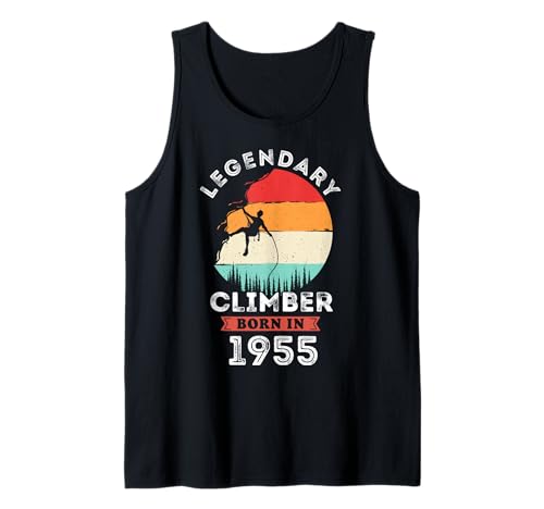 Legendary Climber Born in 1955, 70th Birthday Men Tank Top Legendary Climber Born in 1955, 70th Birthday Men Tank Top von Climber 1955 Legends Gifts for Mens 70th Bday