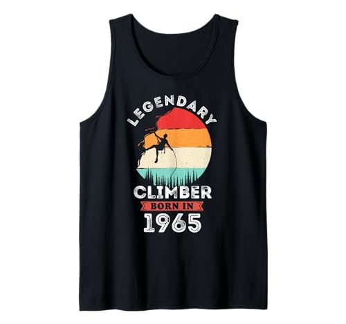 Legendary Climber Born in 1965, 60th Birthday Men Tank Top Legendary Climber Born in 1965, 60th Birthday Men Tank Top von Climber 1965 Legends Gifts for Mens 60th Bday