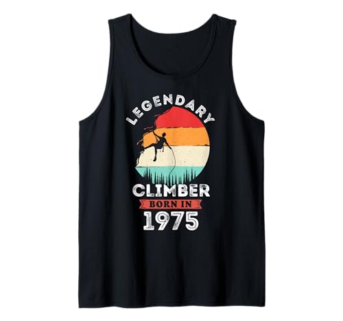 Legendary Climber Born in 1975, 50th Birthday Men Tank Top Legendary Climber Born in 1975, 50th Birthday Men Tank Top von Climber 1975 Legends Gifts for Mens 50th Bday