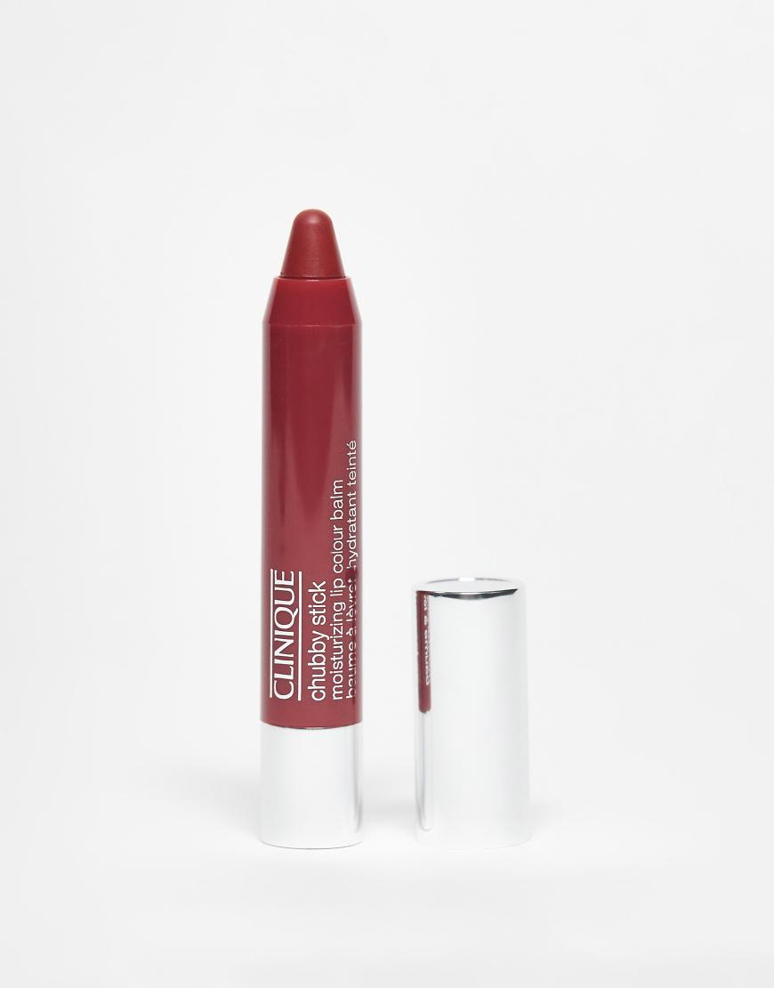 Clinique - Chubby Stick - Feuchtigkeit spendender, getönter Lippenbalsam, Broadest Berry-Rosa von Clinique