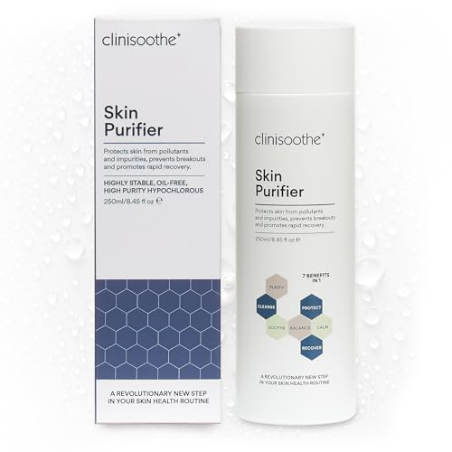 Clinisoothe Skin Purifier 250mL - High-Purity Hypochlorous Skin Toner & Hydrating Face Mist for Blemish Control, Back Spots, & More - Facial Toner for Women & Men with 7-in-1 Benefits Clinisoothe Skin Purifier 250mL - High-Purity Hypochlorous Skin Toner & Hydrating Face Mist for Blemish Control, Back Spots, & More - Facial Toner for Women & Men with 7-in-1 Benefits von Clinisoothe