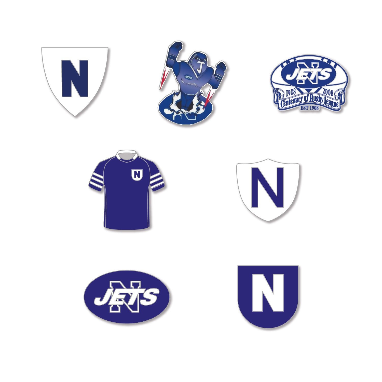 Newtown Jets Logo Nrl Pin Set von ClinksAustralia