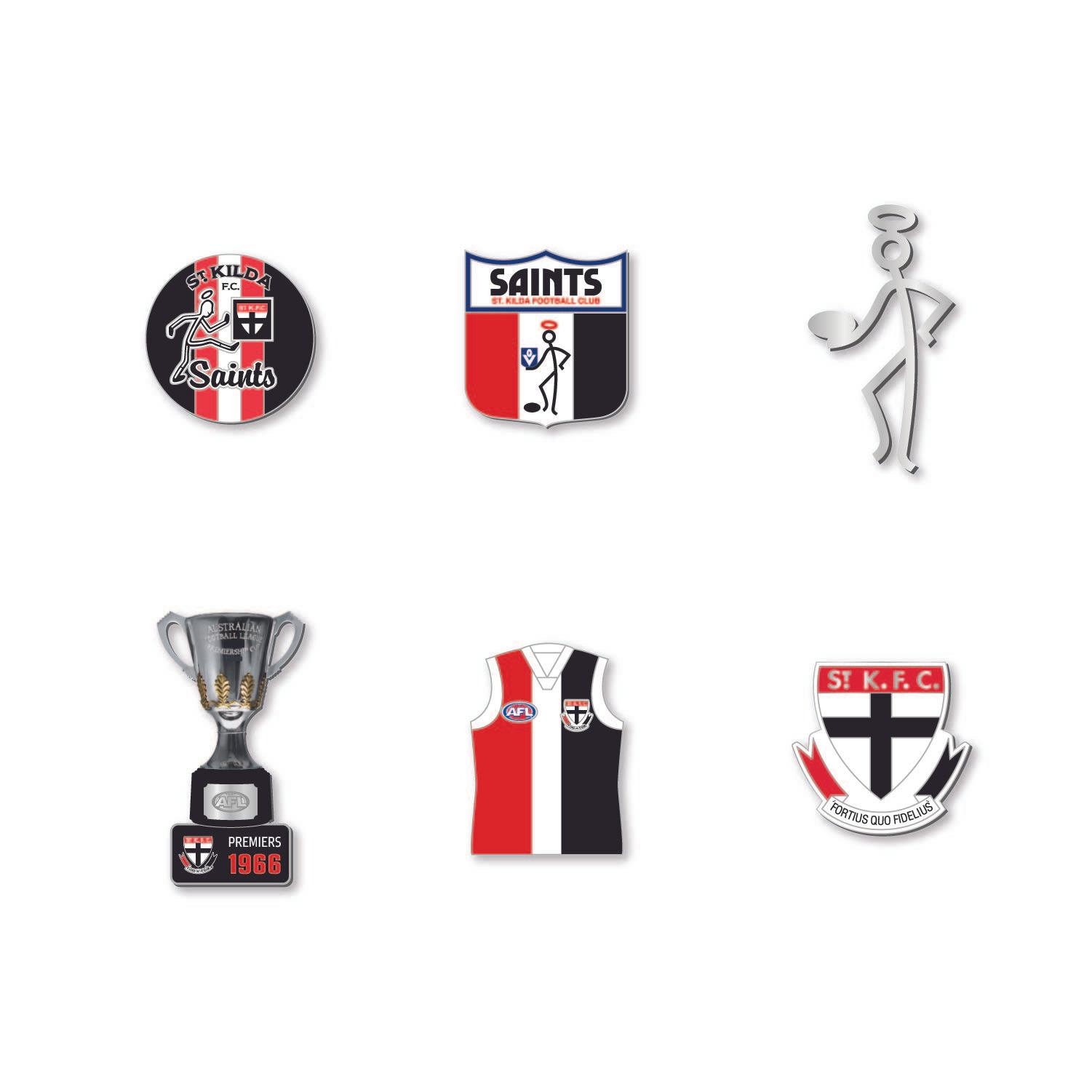 st Kilda Saints Afl Pin Set von ClinksAustralia