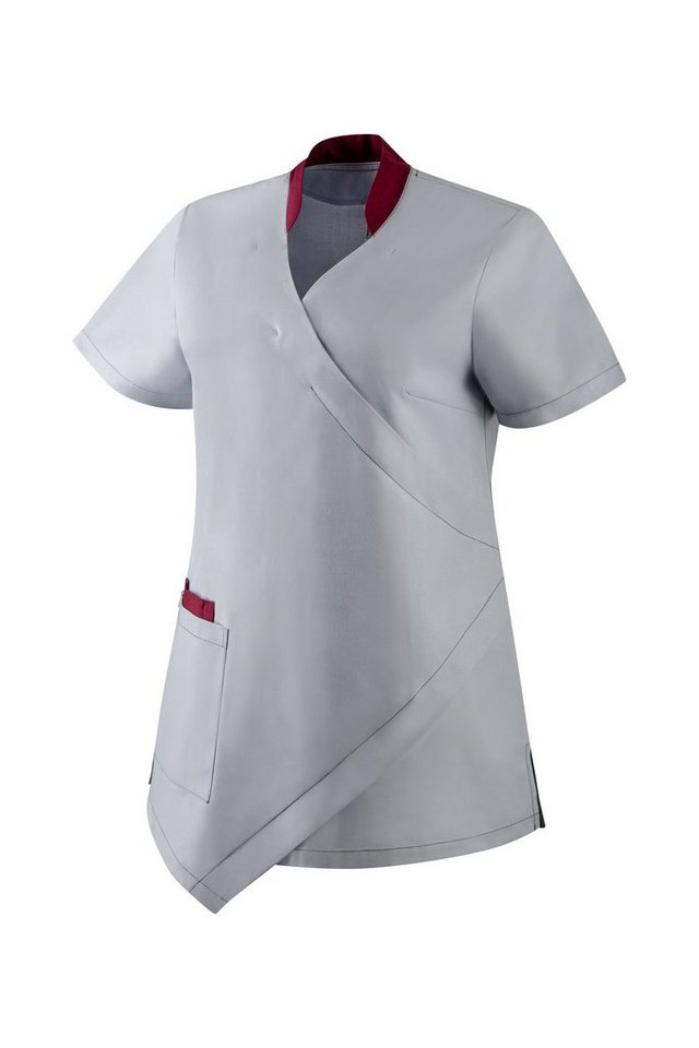 Clinotest Funktionsbluse Damen-Schlupfkasack Wickeloptik, 1/4 Arm, V-Ausschnitt von Clinotest