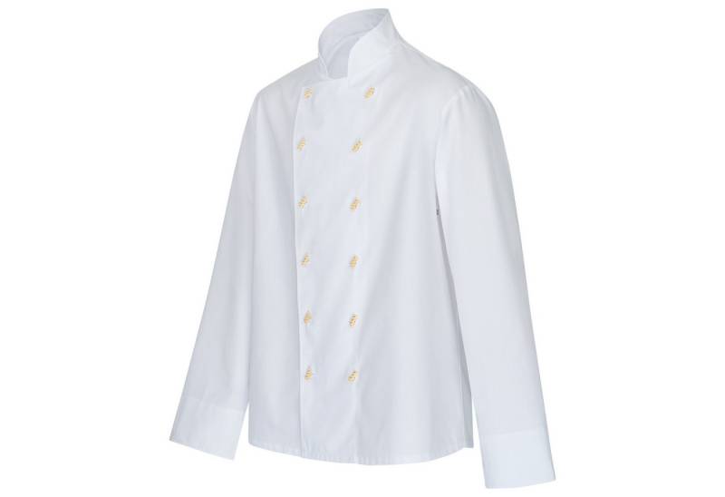 Clinotest Kochjacke Kochjacke Unisex langarm, kochfest – mit Hummer oder Nudelknöpfen von Clinotest