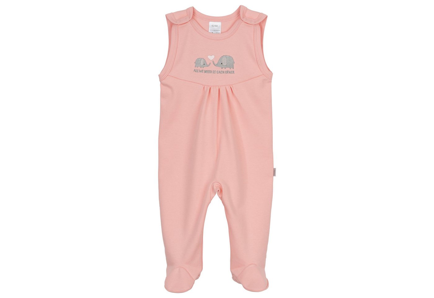 Clinotest Strampler 2er-Set Unisex Strampler mit süßer Stickerei auf der Brust Clinotest Strampler 2er-Set Unisex Strampler mit süßer Stickerei auf der Brust von Clinotest