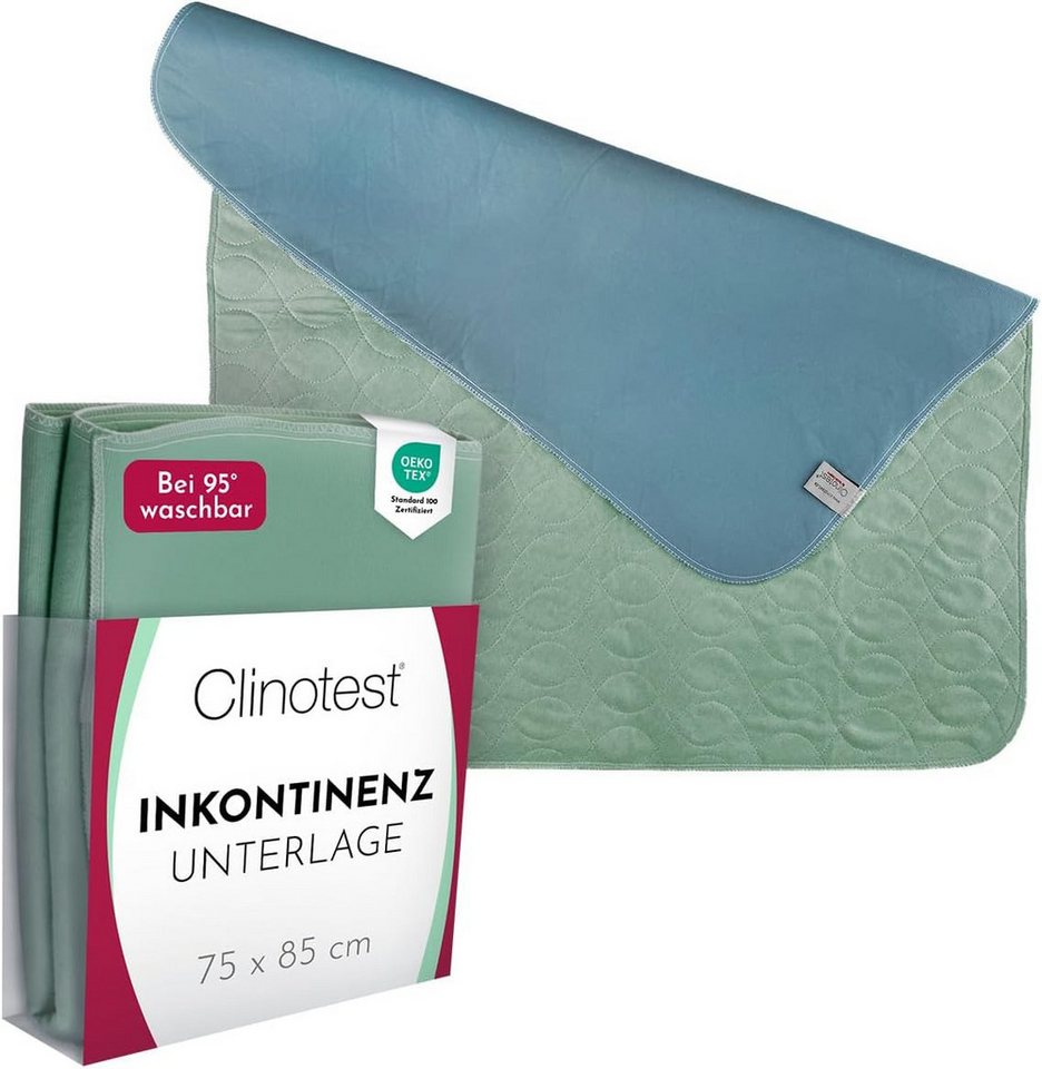 Inkontinenzauflage Inkontinenzunterlage/ Nässeschutz/ Bettschutz Clinotest, wiederverwendbar von Clinotest