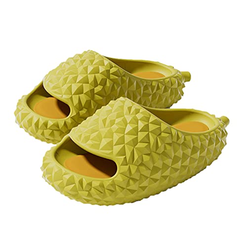 Cliont Männer Frauen Kreative Durian Hausschuhe Dicker Boden Kissen Weich Anti-Rutsch-Gedächtnis-Schaum Hausschuhe Sommer von Cliont