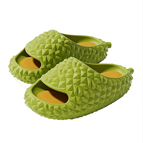 Cliont Männer Frauen Kreative Durian Hausschuhe Dicker Boden Kissen Weich Anti-Rutsch-Gedächtnis-Schaum Hausschuhe Sommer von Cliont