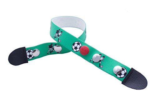 Clip.Ho Clip-Ho-Gürtel, tragbar von Größe 92 bis 116, Motiv Fussball von Clip.Ho