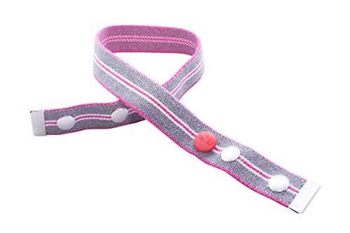 Clip.Ho two ohne Schnalle pink/grau/weiss gestreift (92-116) von Clip.Ho